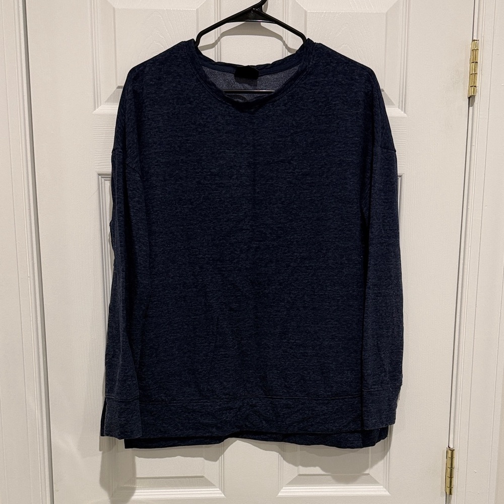 Women's Long Sleeve Navy Top